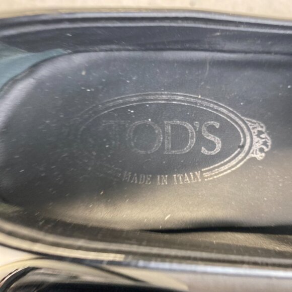 TOD’S Women's Leather Driving Loafer Pebble Size 38 1/2 US - Picture 9 of 10